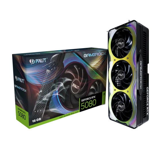 Palit GeForce RTX 5080 GameRock 16GB GDDR7